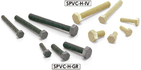 树脂螺丝（H-PVC/六角螺栓）SPVC-H